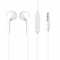 Dudao X10S wiraudonas in-ear ausinės 3.5mm mini jack 1.15m - baltas
