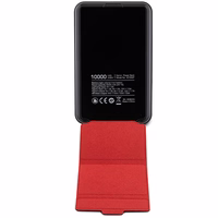 Magnetinė išorinė baterija Ferrari Metal Logo MagSafe 15W 10000mAh su stovo funkcija (juoda)