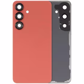 Galinis dangtelis suderinamas su Samsung S931 S25 / Coral Red / (su kameros lęšiu) OEM