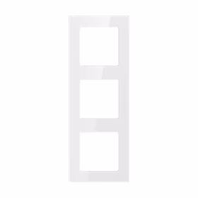 Trigubas rėmelio lizdas Avatto N-TS10-Frame-W3 (baltas)