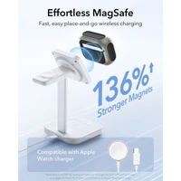 ESR Orbit HaloLock MagSafe dėklas AirPods Pro 3 pilkas ir juodas