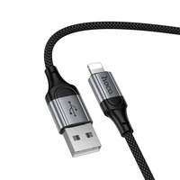Kabelis USB-C į Lightning Hoco PD 27W 1,5 m X121 juodas