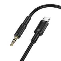 Borofone Cable AUX BL25B Nice - Type C to jack 3,5mm - 1 metre black