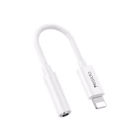 Yesido adapteris YAU44 Audio - Lightning į 3,5 mm jack - baltas