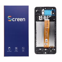 OG LCD ekranas SAMSUNG A12 A125F/U/W/M OEM su rėmeliu