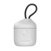 Vandeniui atsparus trijų kanalų įkroviklis Telesin Allin box + 2 baterijos GoPro Hero 12 / Hero 11 / Hero 10 / Hero 9 (GP-BTR-905-GY-B)