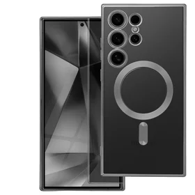 ELECTRO MAG COVER dėklas suderinamas su MagSafe SAMSUNG A37 titano pilkas