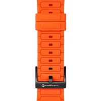 FORCELL F-DESIGN FA06 silikoninis dirželis APPLE laikrodžiui 38 / 40 / 41 mm oranžinis