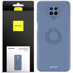 Spacecase Silikoninis dėklas su žiedu Redmi Note 9S/9 Pro mėlynas