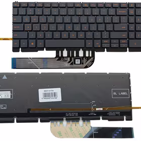 Klaviatūra DELL G15 5510, su pašvietimu, US