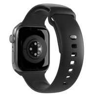 Puro Icon silikoninis dirželis Apple Watch 38/40/41 mm - juodas (2 vnt.)
