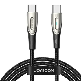 Joyroom Star-Light Series SA27-CC5 USB-C / USB-C kabelis 100W 1.2m - juodas