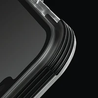 Uniq Combat dėklas iPhone 14 Plus / 15 Plus 6.7" MagClick įkrovimas juodas/betoninis pilkos spalvos