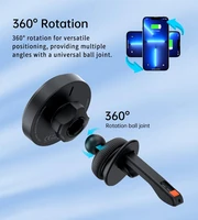 Automobilinis laikiklis-įkroviklis Choetech T205-F MagSafe 15W juodas