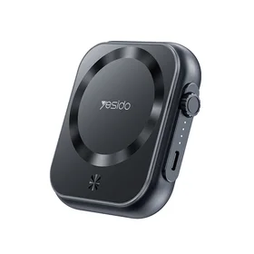 Benks Išorinė baterija 5000mAh YP59 3 in 1 - Type C - magnetinė, indukcinis 15W juoda