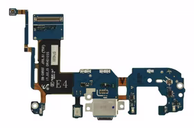 Lanksčioji jungtis Samsung G955F S8+ su įkrovimo kontaktu, mikrofonu naudota originali (used Grade A)