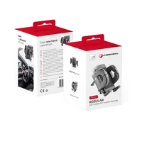 FORCELL F-GRIP paprastas automobilio laikiklis oro ventiliacijai juodas