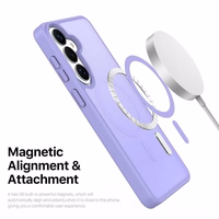 Dėklas Dux Ducis Yind MagSafe Samsung S942 S26 violetinis