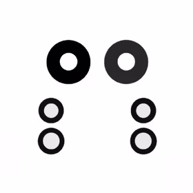 Galinės kameros stikliukas skirtas Xiaomi 12 Pro galinės kameros stikliukas (3vnt)