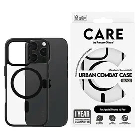 CARE by PanzerGlass Flagship Urban dėklas telefonui iPhone 16 Pro 6.3" Magnetinis 1358