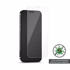 PURO Anti-Bacterial apsauginis Tempered Glass with Antibacterial Protection iPhone 12 Mini Screen