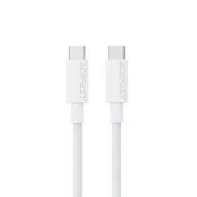 USB kabelis Acefast C18-03 60W USB-C to USB-C 1.2m baltas