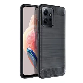 CARBON dėklas telefonui XIAOMI Redmi Note 12 5G juodas