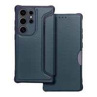 RAZOR knygos tipo dėklas telefonui SAMSUNG S24 Ultra mėlynas