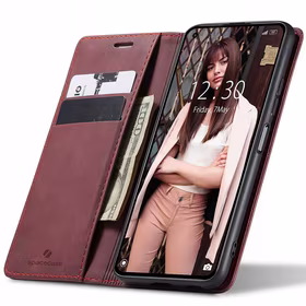 Spacecase piniginės dėklas Mi 10T Lite raudonas