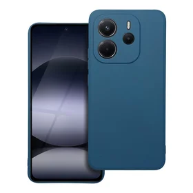 Matinis dėklas telefonui XIAOMI Redmi Note 14 4G (GLOBAL - 164,84mm x 78,15mm x 8,16mm) mėlynas