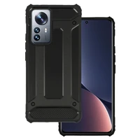 Šarvuotas anglies dėklas telefonui Xiaomi 12 Pro Juodas