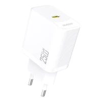 Dudao A27 25W GaN USB-C sieninis įkroviklis - baltas