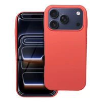 Silikoninis dėklas telefonui IPHONE 17 Pro persikinis