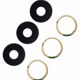 Samsung S721 S24 FE kameros stikliukas Black (only lens 3pcs) ORG