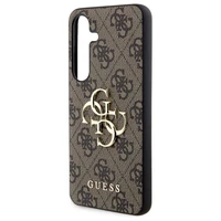 Guess 4G Big Metal Logo dėklas telefonui Samsung Galaxy S24 - rudas