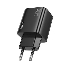Įkroviklis Hoco 2 x USB C + 2 x USB A QC3.0 PD 3A 20W N55 juodas