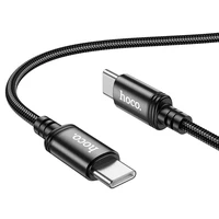 Kabelis USB C į USB C Hoco 3A 60W 2 m X89 juodas