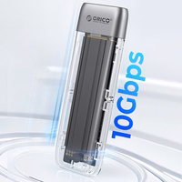 Orico TXM2-C3 M.2 NVME USB-C 3.2 10Gb/s diskų įrenginys - pilkas