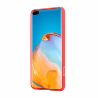 Crong Color Cover dėklas Huawei P40 Pro (raudonas)