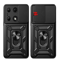 Tech-Protect CamShield Pro Dėklas telefonui Xiaomi Redmi Note 13 Pro 4G / LTE / Poco M6 Pro 4G / LTE - juodas