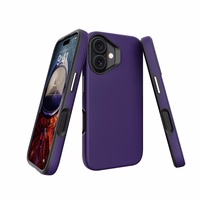 Dėklas Perfectionists Triangle Mag Case Apple iPhone 13/14 violetinis