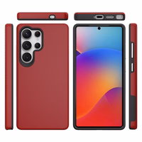 Dėklas Perfectionists Triangle Case Samsung S908 S22 Ultra 5G raudonas