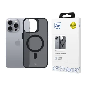 3mk dūminis MagCase su MagSafe iPhone 16 Pro Max - pusiau skaidrus