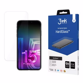 Grūdintas stiklas 9H 3mk HardGlass™ iPhone 15 Pro