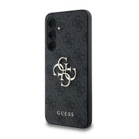 Guess 4G Big Metal Logo dėklas telefonui Samsung Galaxy A35 - juodas