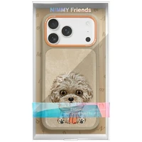 Nimmy Big Eyed Pet 2.0 šuns dėklas telefonui iPhone 17 - smėlio spalvos