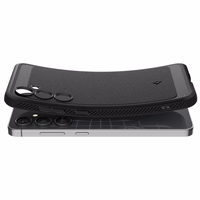 Spigen Rugged Armor dėklas Samsung Galaxy S24 FE - juodas
