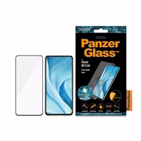 PanzerGlass E2E Regular apsauginis stiklas Xiaomi Mi 11 Lite 5G antibakterinis - su juodu rėmeliu