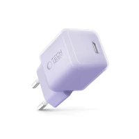 "Tech-Protect" NCM25 USB-C PD 25 W sieninis įkroviklis - violetinės spalvos