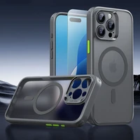 ESR Classic Pro Set Halolock MagSafe iPhone 16 Pro Dėklas telefonui - pilkas